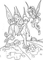 kolorowanki Dzwoneczek Disney malowanka elfy dla dziewczyn wróżka numer  22